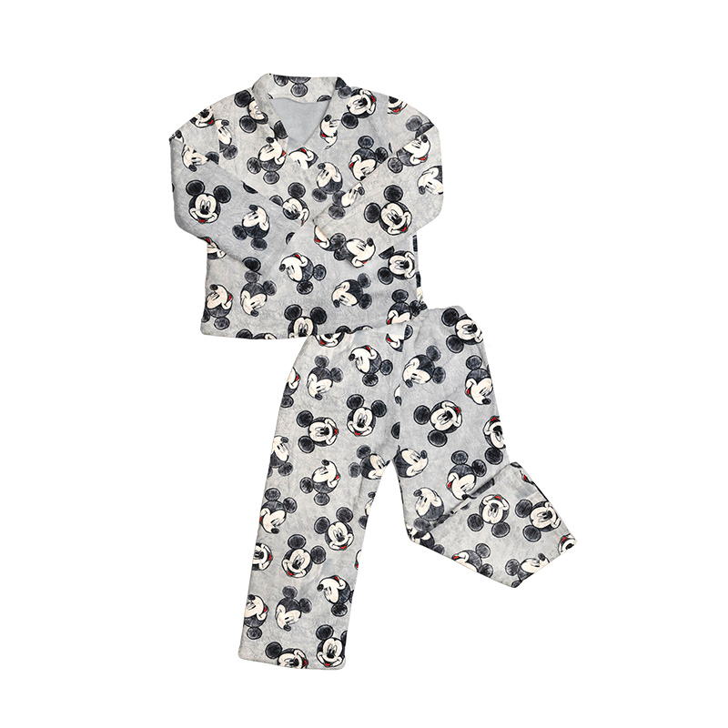 Pijamita Classic Mickey Chiqui Mundo color Gris