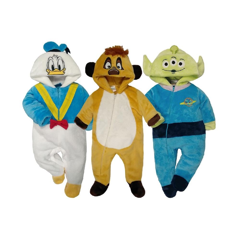 Mamelucos Disney Timon, Donald y Alien 3 Piezas $1,139