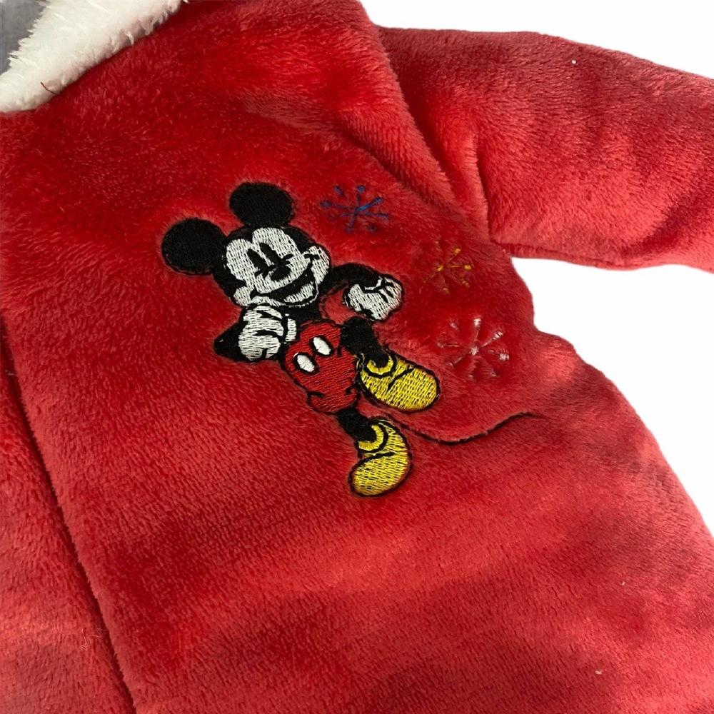 Foto 4 pulgar | Mameluco Con Gorro Santa Disney Mickey Color Rojo