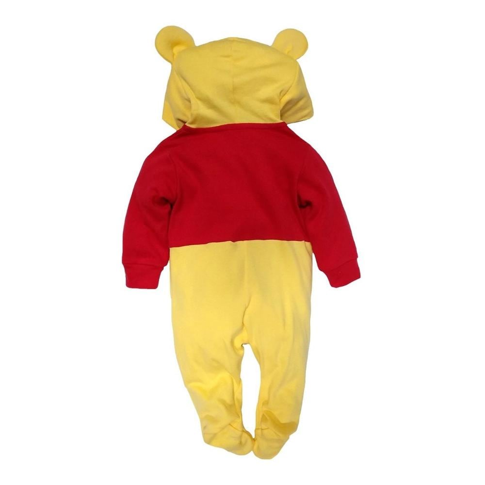 Mameluco de Algodon Disney Winnie Pooh con Gorro Amarillo Coppel