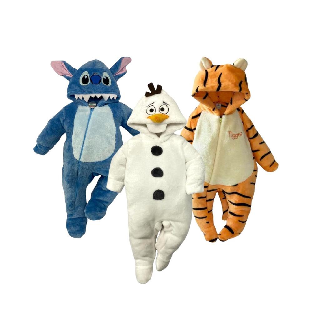 Kit 3 Mamelucos Disney Stitch Olaf y Tigger $989