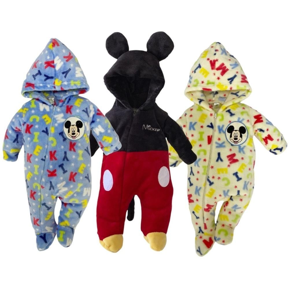 Mamelucos Disney Mickey Mouse para Bebé 3 Piezas $1,639