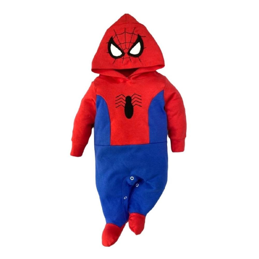 Mameluco para Bebé Marvel  Algodón Spiderman color Rojo