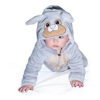 Foto 2 | Mameluco Disney 2379-18 Gris Thumper con Gorro Estampado