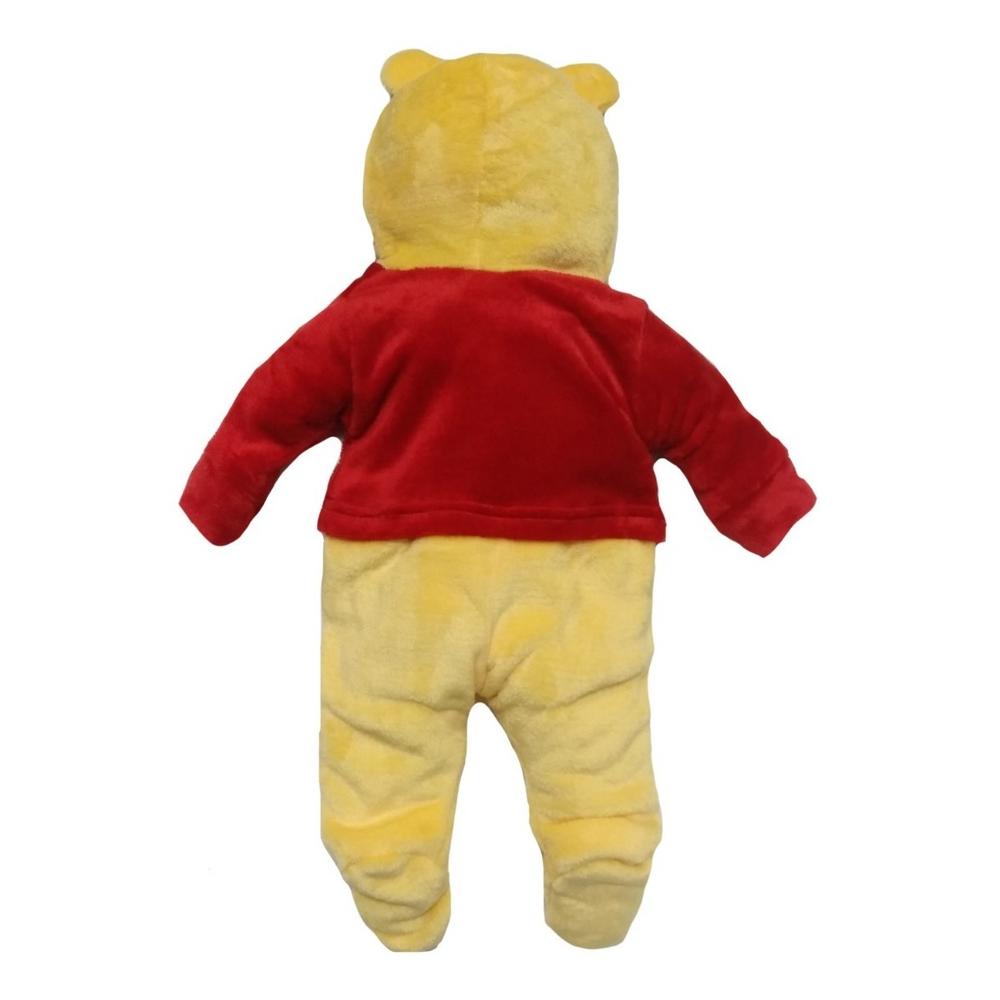 Foto 4 pulgar | Mameluco Con Bordado Disney Winnie Pooh Amarillo