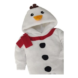 Foto 3 | Mameluco Baby Kiss Con Gorro Muñeco de Nieve