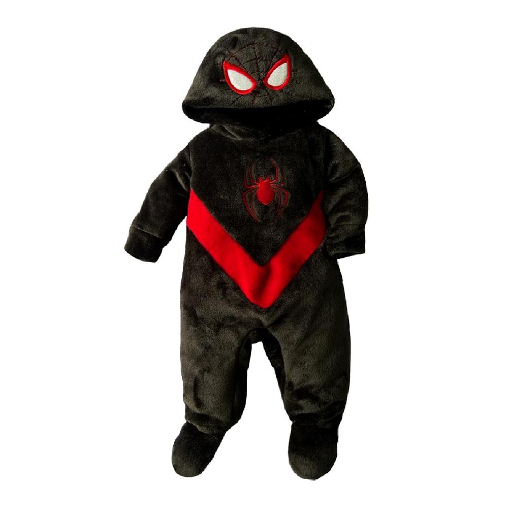 Mameluco Marvel 1821-18 Negro Miles Morales con Gorro Bordado $498