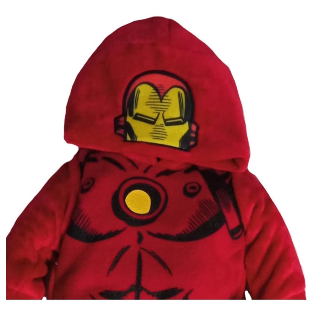 Foto 2 | Mameluco Marvel MP1818-Ironman-18 Rojo con Gorro Bordado para Bebé