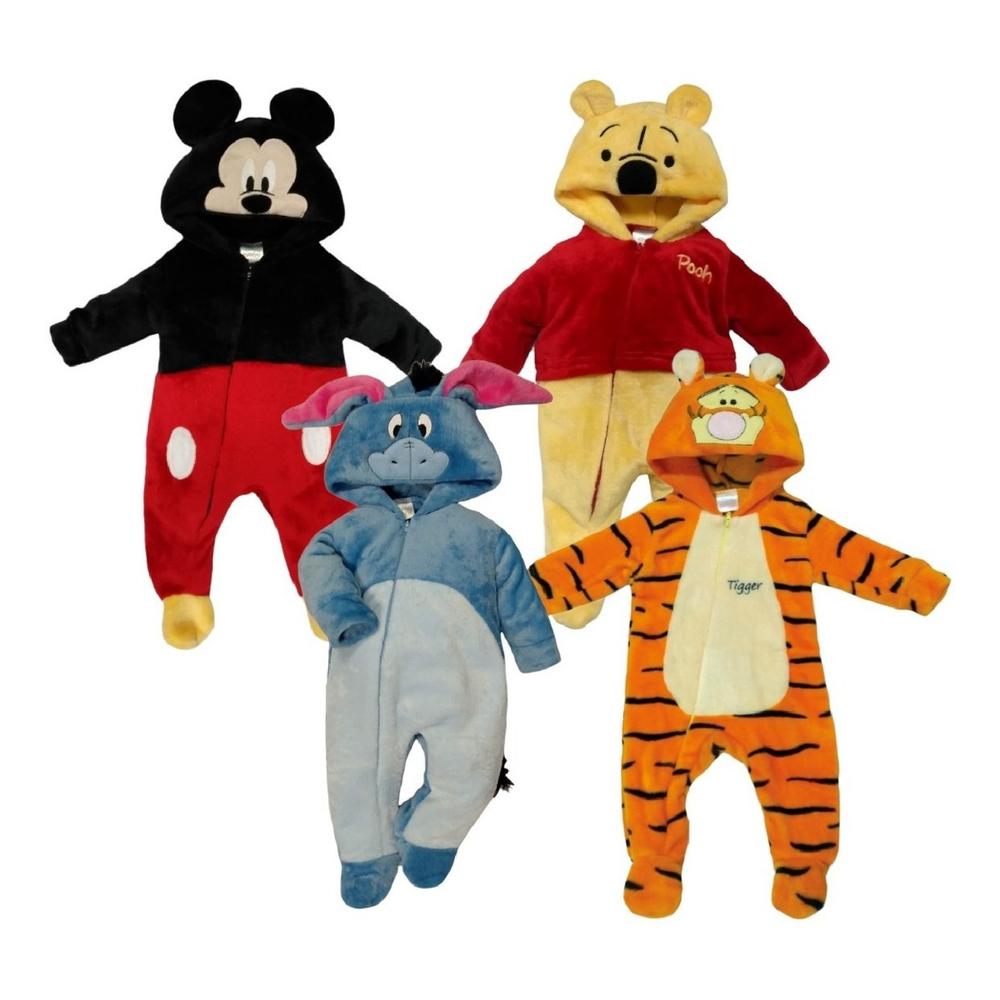 Kit 4 Mamelucos Disney Mickey + Eeyore + Winnie Pooh + Tigger $1,199