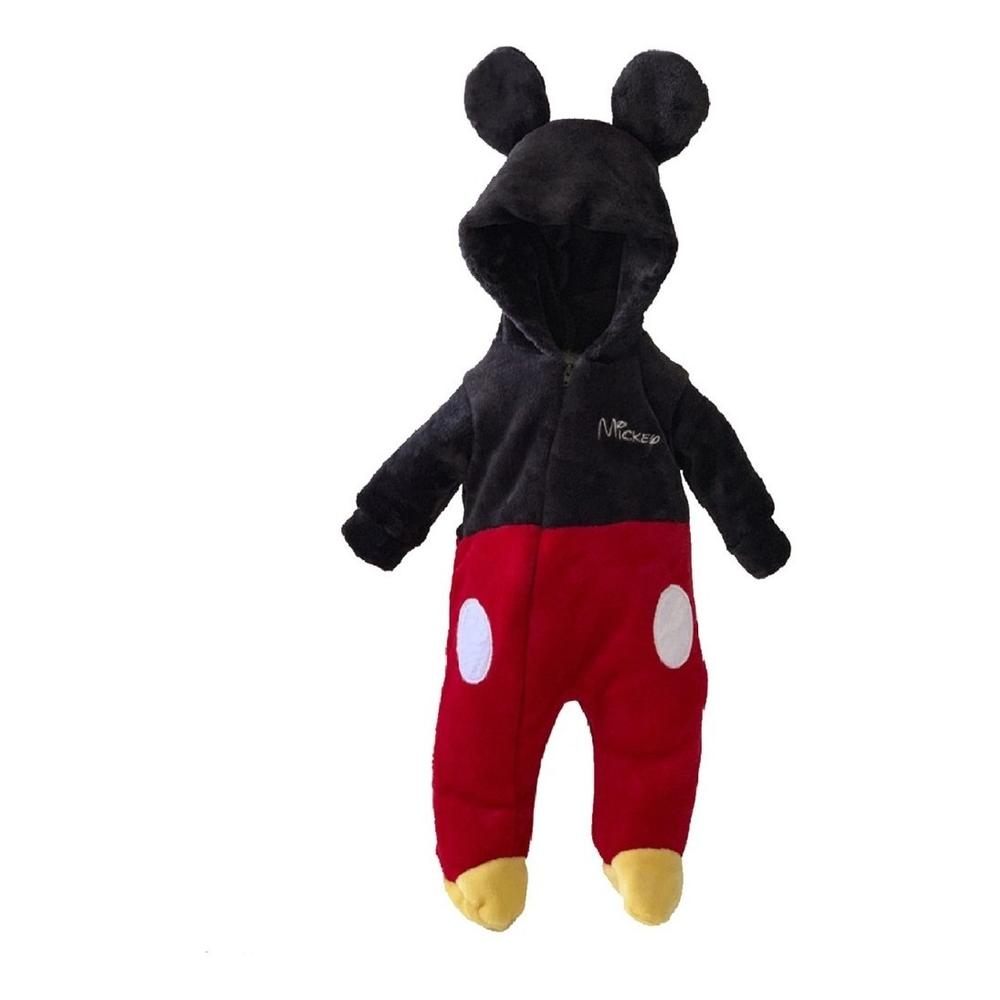 Mameluco Disnet Mickey Mouse color Negro para Bebé Niño