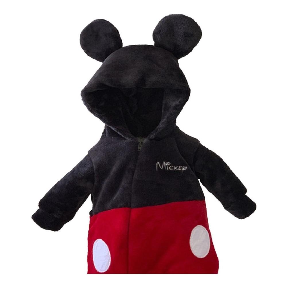 Foto 2 | Mameluco Disnet Mickey Mouse color Negro para Bebé Niño