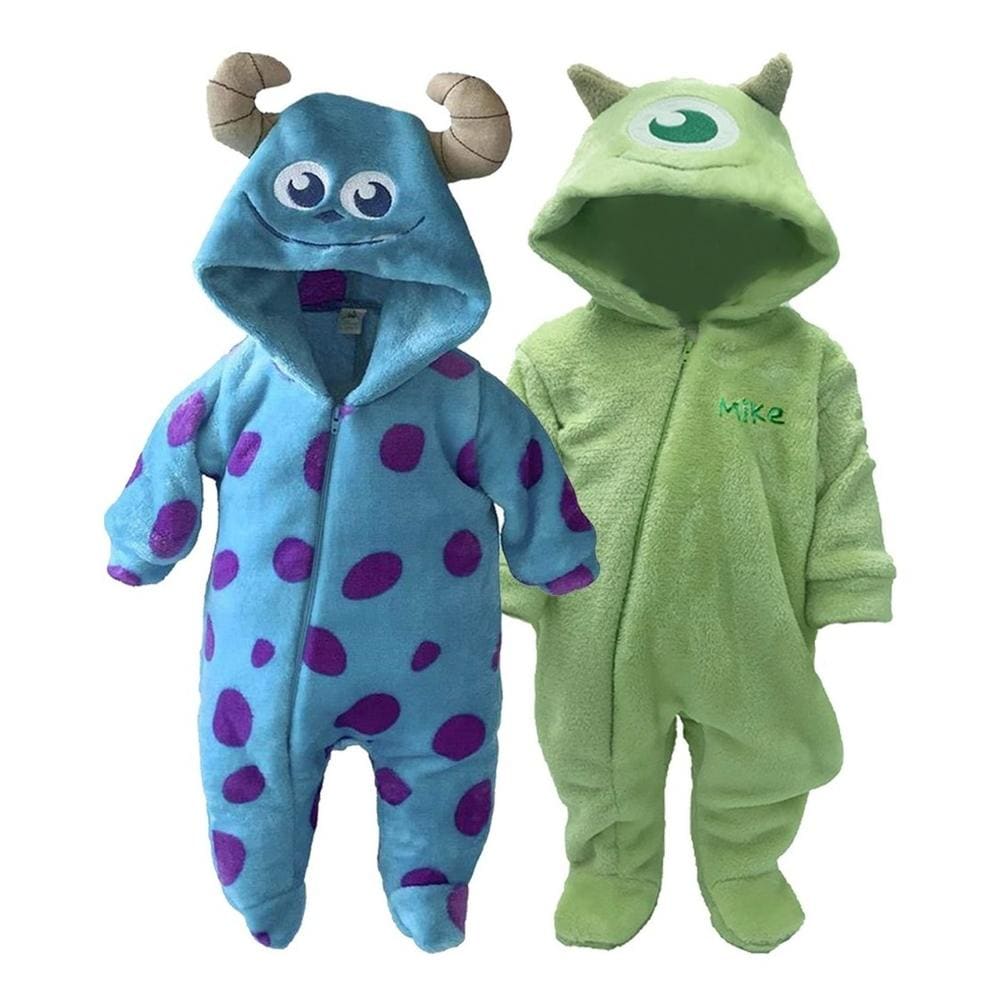 Kit 2 Mamelucos Disney Sulley y Mike Azul $889