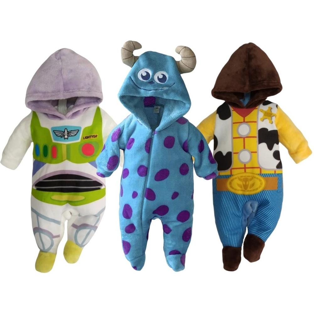 Mamelucos Disney Buzz, Sulley y Woody 3 Piezas $989