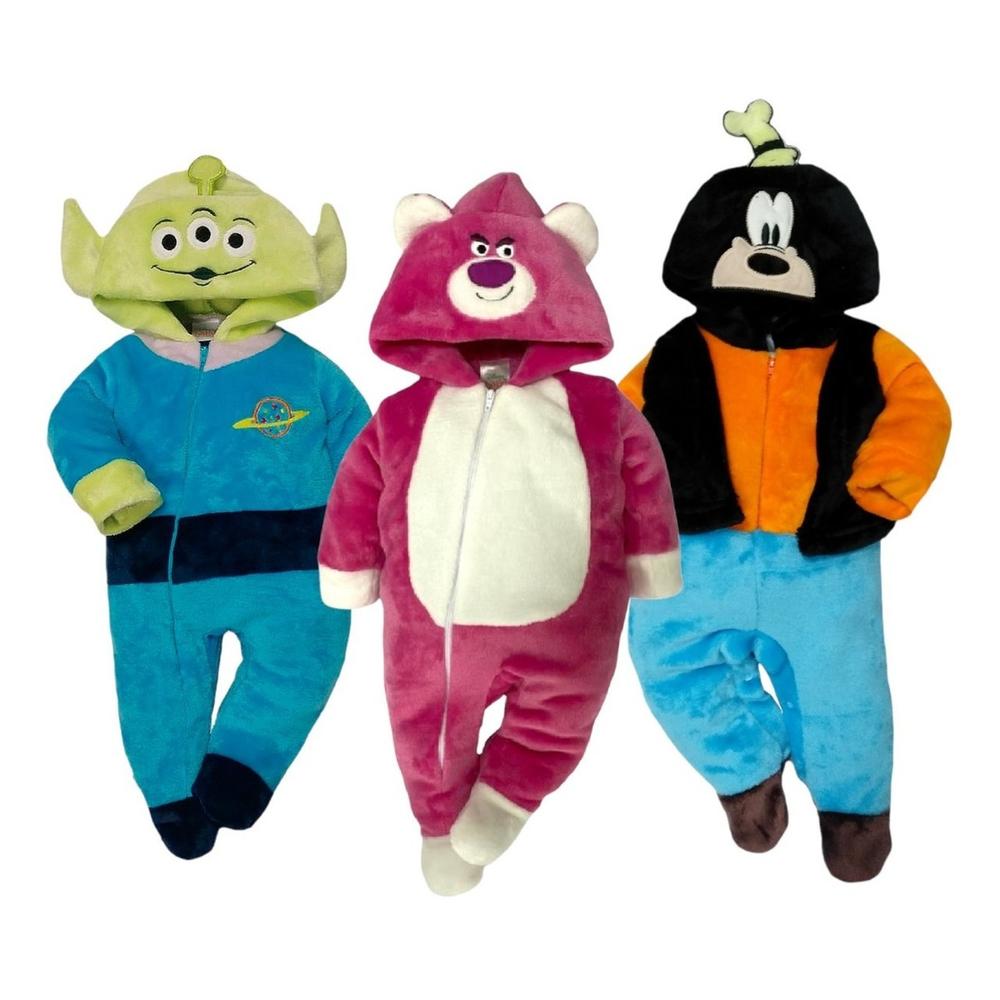 Kit Mamelucos Disney Multicolor 3 Piezas Alien/Lotso/Goofy