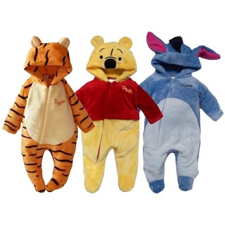 Foto 1 | Kit Mamelucos Disney A951-12 Multicolor 3 Piezas Tigger/Pooh/Igor