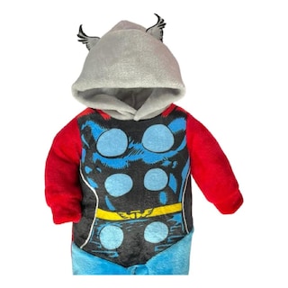 Foto 3 | Mameluco Marvel con Gorro Bordado Thor Azul