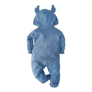 Foto 2 | Mameluco de Algodón Disney Stitch con Gorro Bordado color Azul