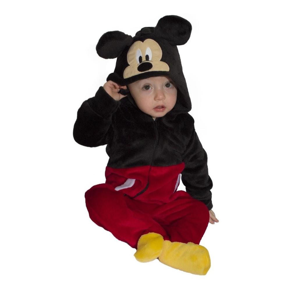 Mameluco con Gorro Bordado Mickey Rojo $498