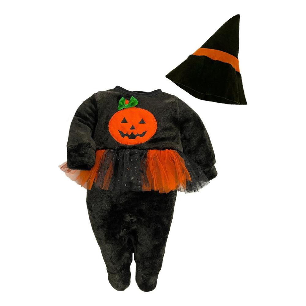 Foto 2 pulgar | Mameluco Baby Kisses Halloween Multicolor con Gorro Bordado