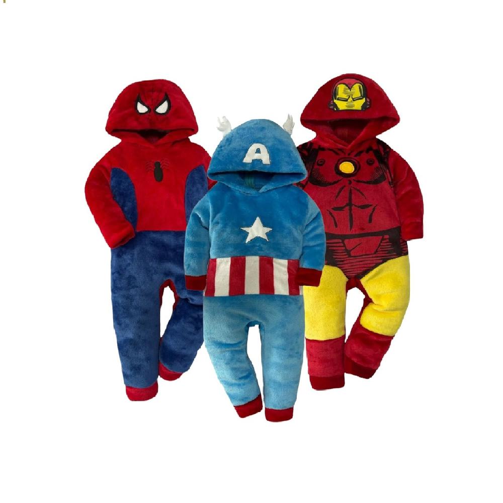 Mamelucos Marvel 3 Piezas para Bebé Niño