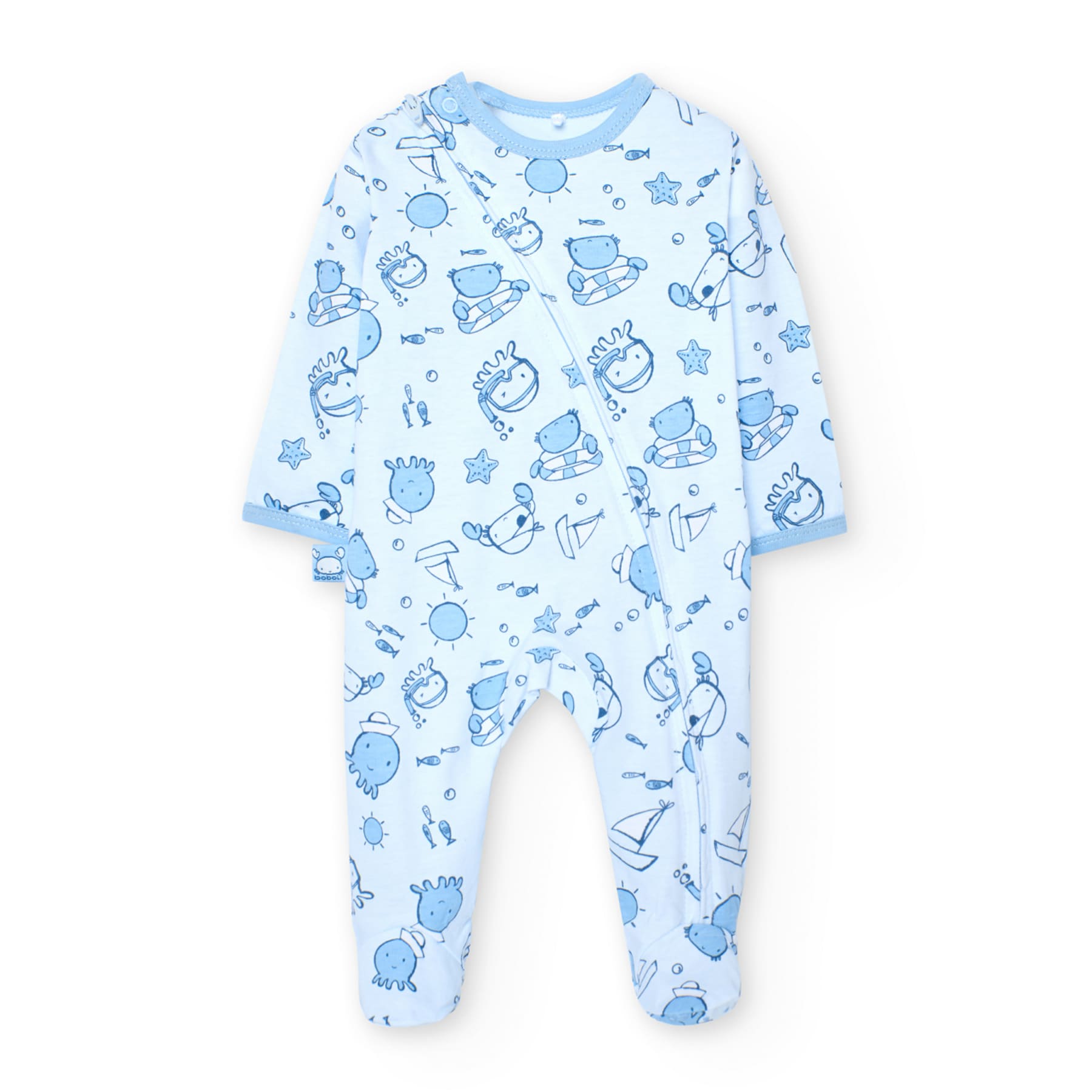 Mameluco Boboli Punto Azul para Bebé Niño $889