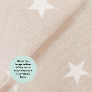 Foto 5 | Nap Saquito Para Dormir Para Bebés Con Abertura Para Pies - Estrellas Beige