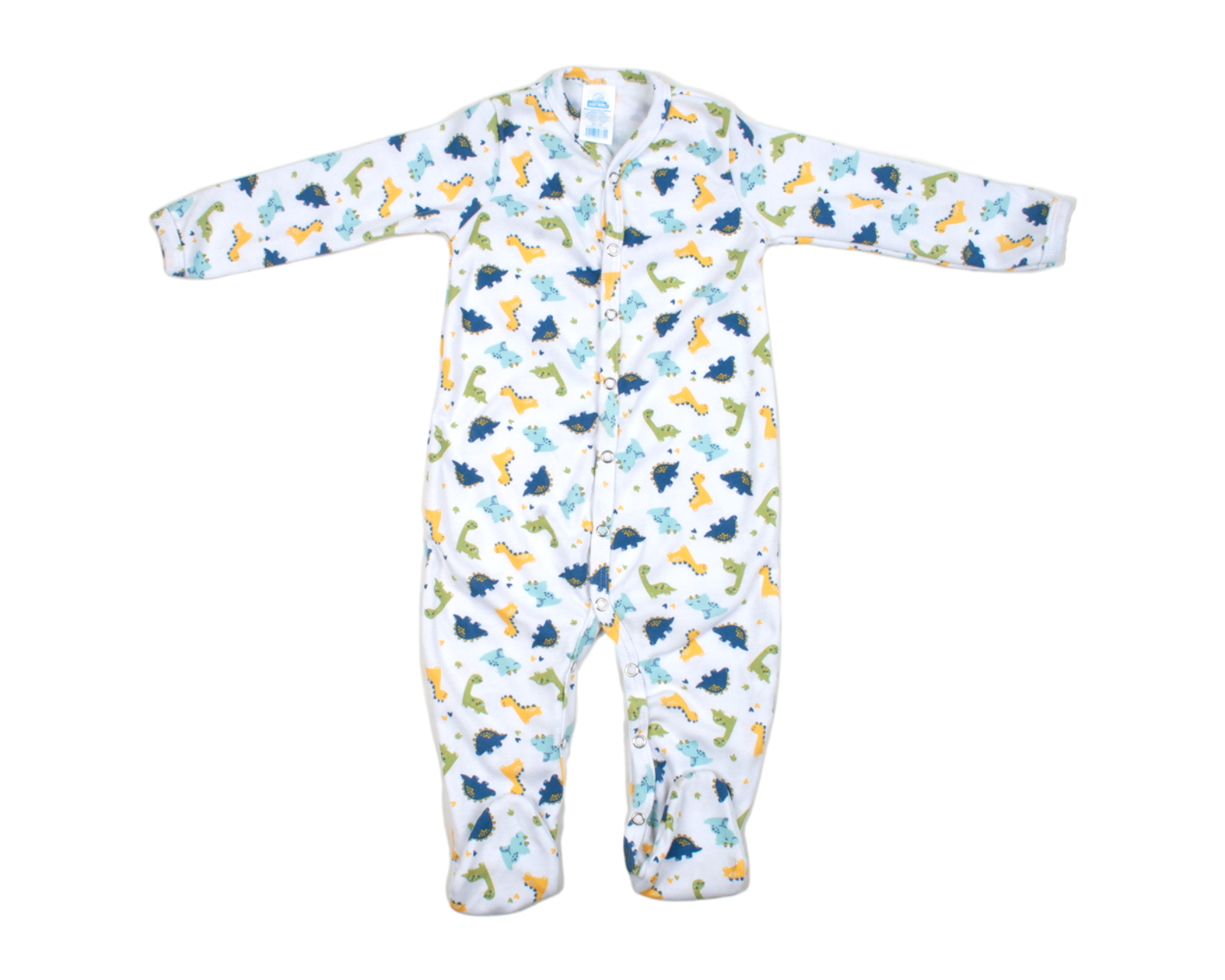 Foto 5 | Set De Mamelucos Con Pies Baby Mink (3 Piezas) Azul