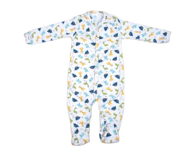 Foto 5 | Set De Mamelucos Con Pies Baby Mink (3 Piezas) Azul