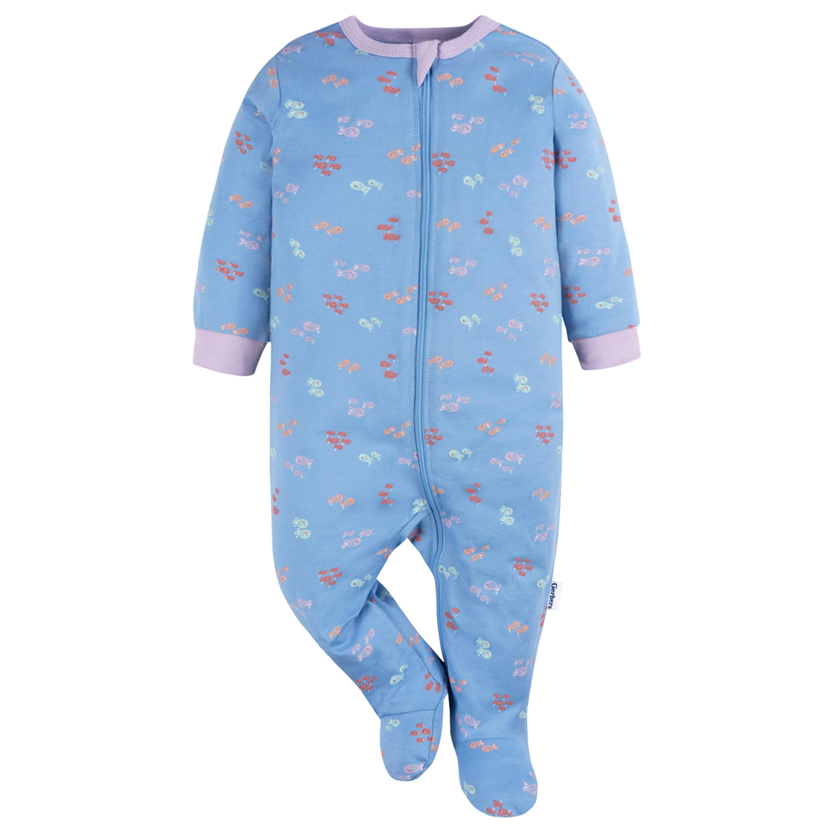 Mameluco Gerber Essentials Azul Bebé Peces Agldón Ropa
