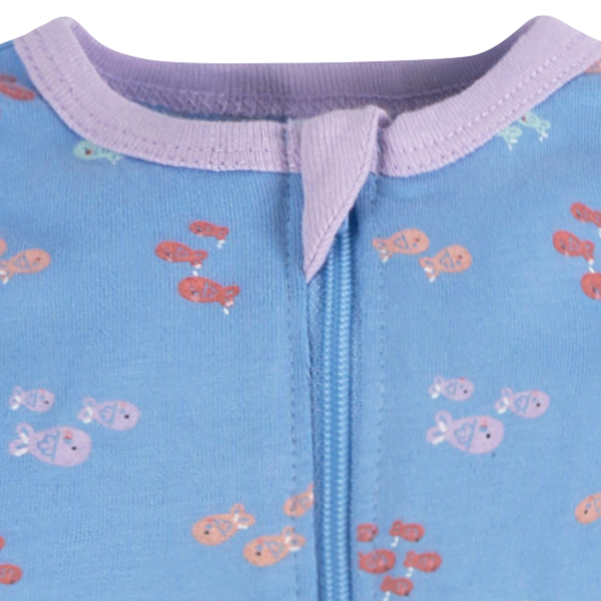 Foto 5 pulgar | Mameluco Gerber Essentials Azul Bebé Peces Agldón Ropa