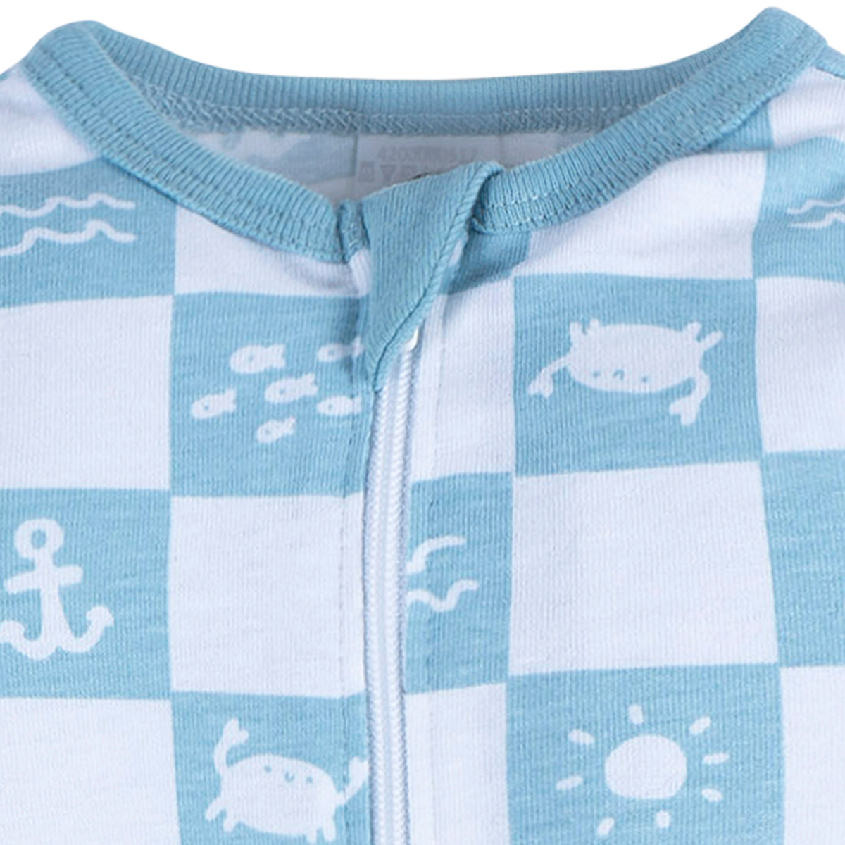 Mameluco Gerber Essentials Azul Playa Bebé Body Algodón Ropa