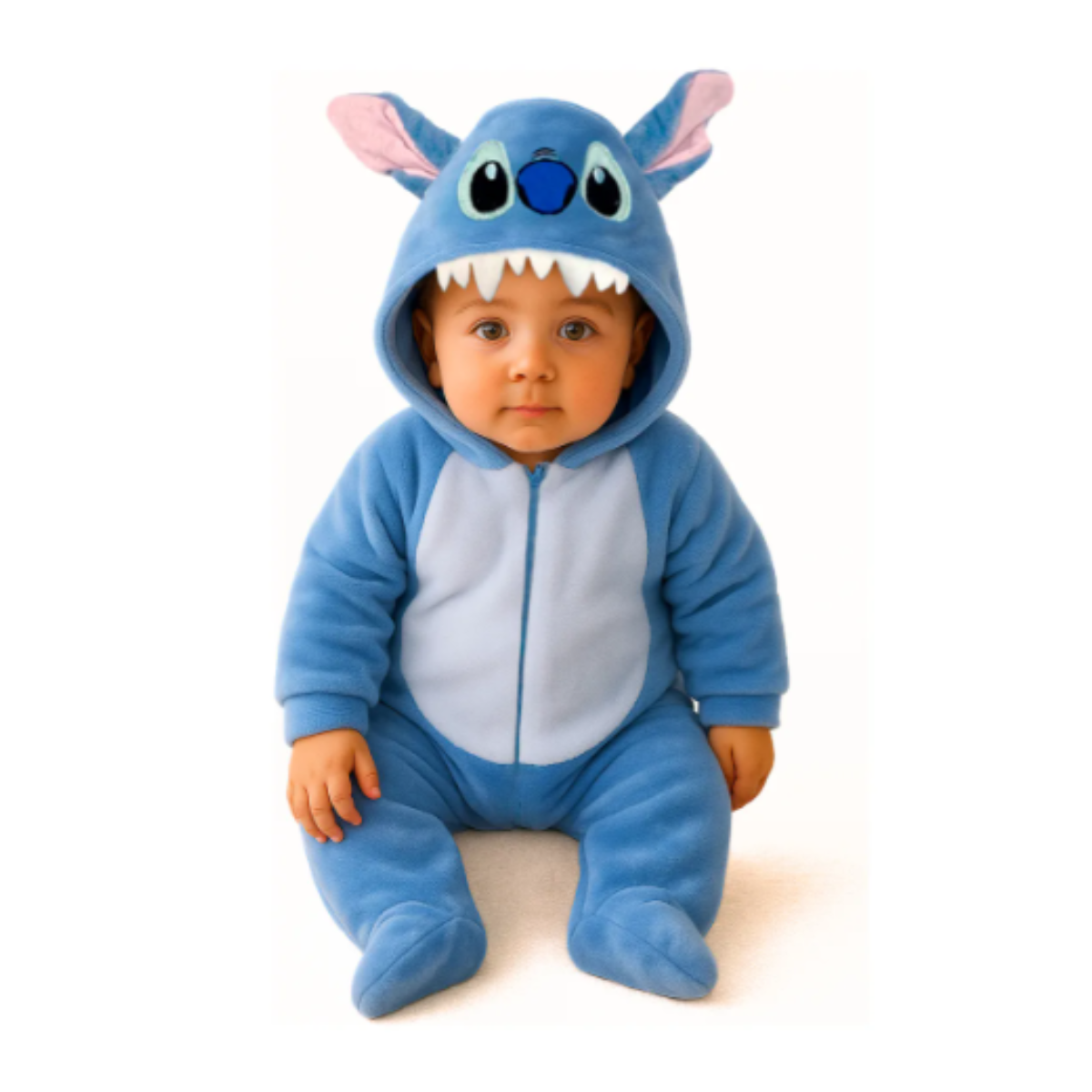 Mameluco Stitch De Tela Flanel Original