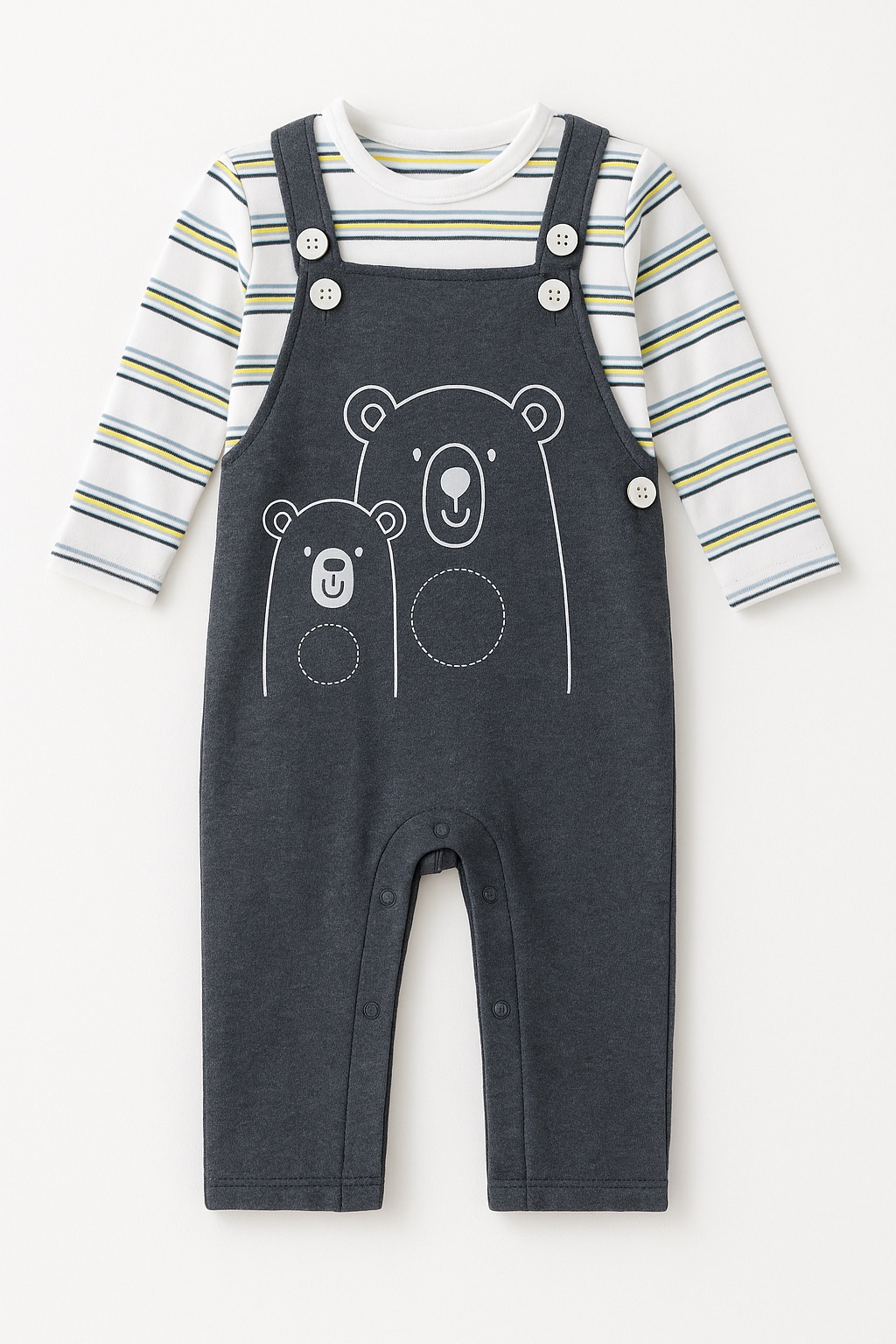 Foto 2 pulgar | Overol y Playera para Bebé Niño Chicos Olé