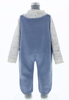 Foto 2 | Conjunto Para Niño Chicos Olé 3236 Azul Cómodo Overol