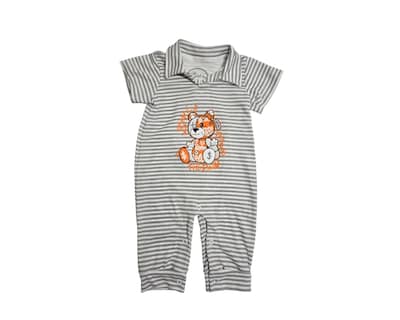 Foto 2 | Conjunto Para Niño Colate Oso Grafiti Gris Cuello Polo