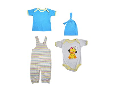 Foto 1 | Conjunto Para Niño Colate Patito Musical Multicolor Con Overol