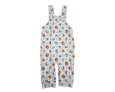 Foto 3 | Conjunto Para Niño Colate Selva Naranja Con Overol