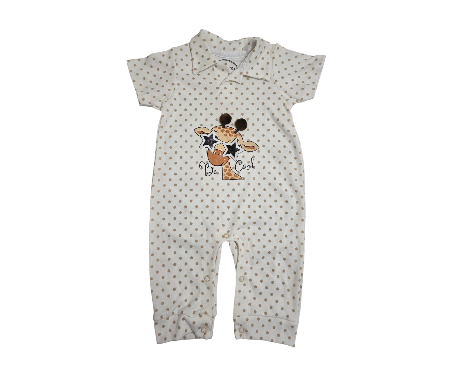 Foto 3 pulgar | Conjunto Para Niño Colate Jirafa  Amarilllo Cuello Polo