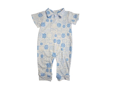 Foto 3 | Conjunto Para Niño Colate Monstruos Azul Cuello Polo