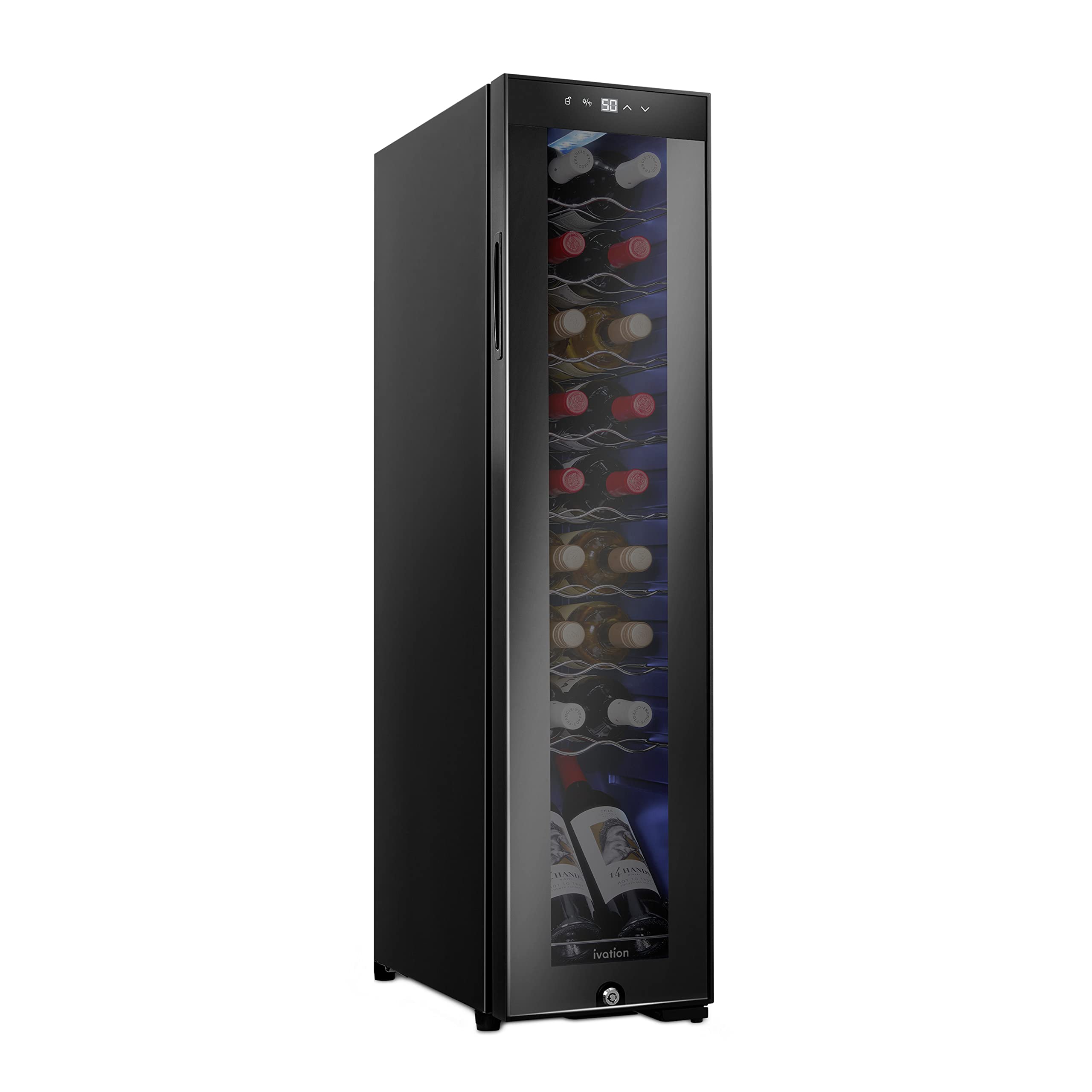 Foto 2 pulgar | Refrigerador De Vino Ivation Para 18 Botellas Con Cierre, 41l-18l - Venta Internacional.