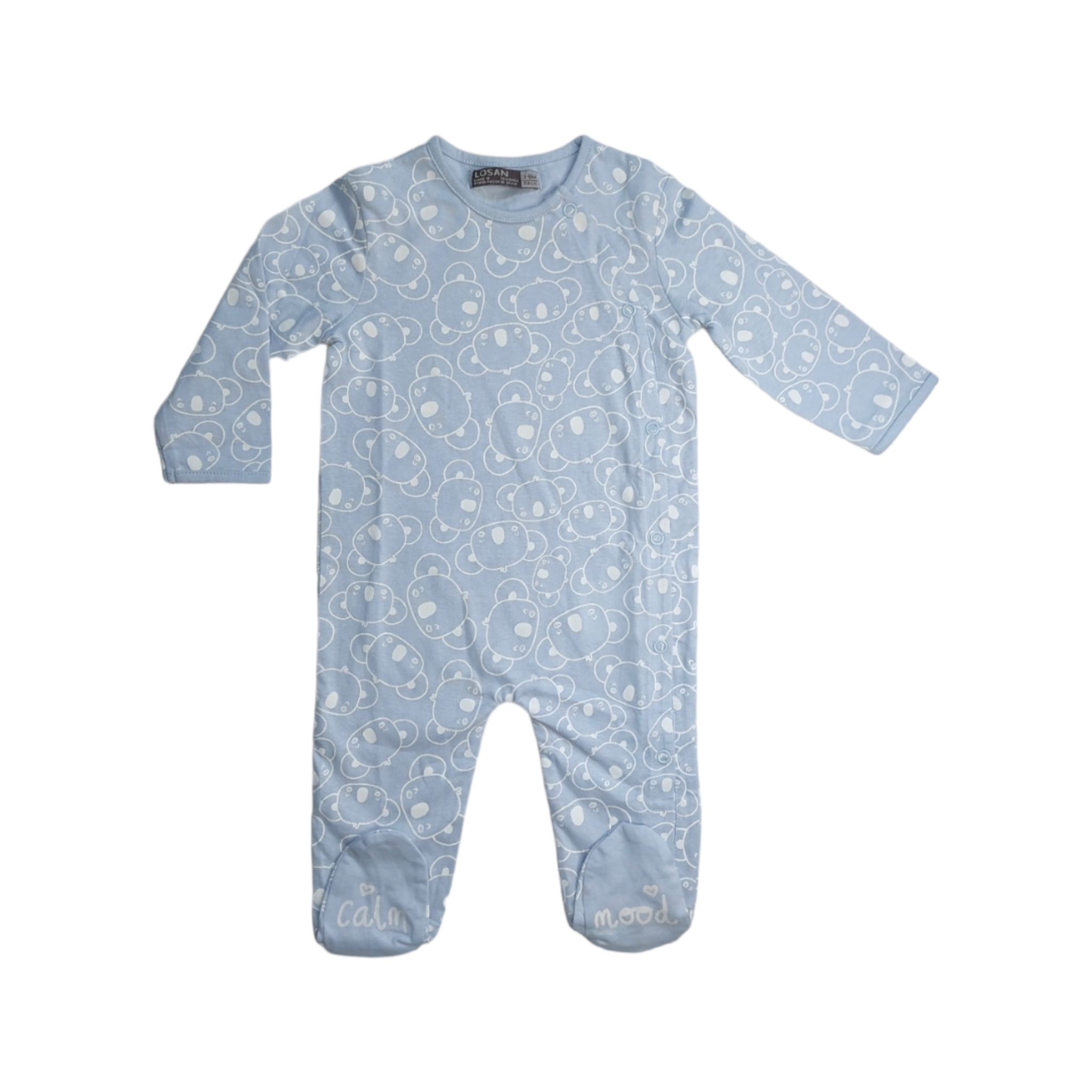 Pijama Mameluco Koalas Losan color Azul para Bebé Niño