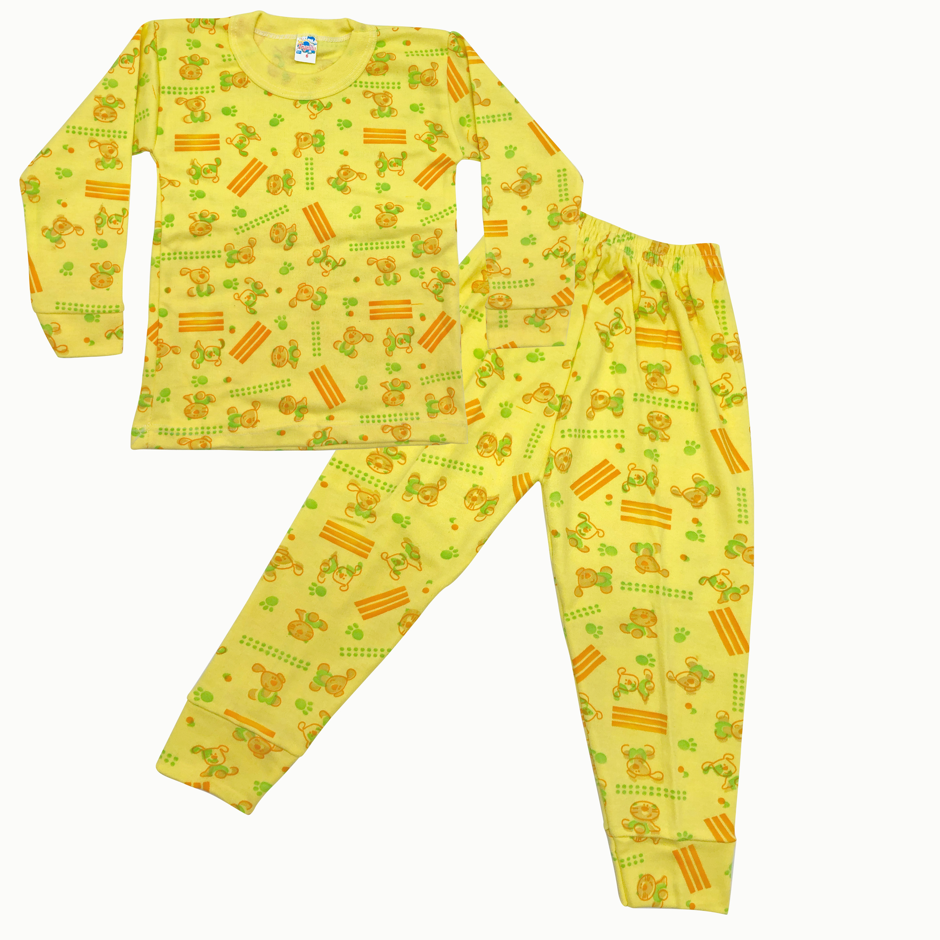 Pijama 2 Piezas 4-5 Años %100 Algodón Ecobaby Original