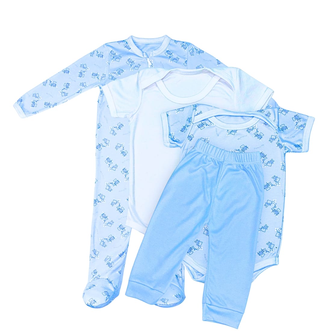 Foto 2 pulgar | Ropa para Bebé Niño Milímetros Baby Set de 4 Piezas