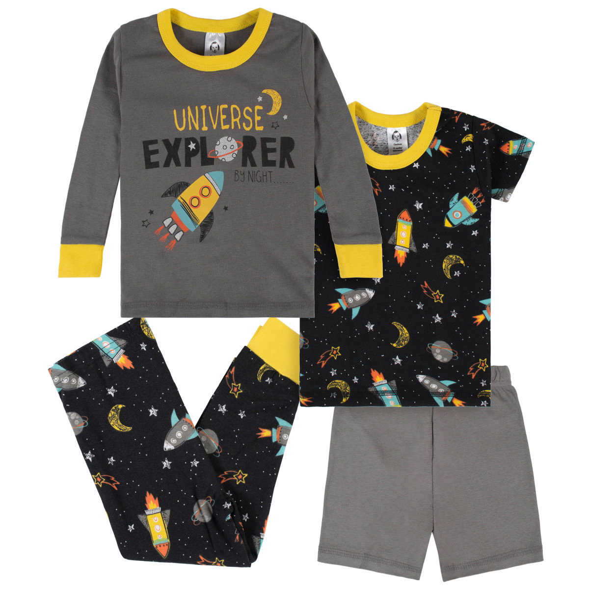 Kit Pijamas Gerber Bebe Algodón Conjunto Dormir 1 A 5 Años