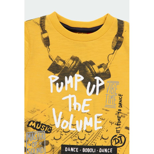 Foto 3 | Conjunto 2 Piezas Camiseta Pump Up The Volume Y Pans Boboli para Niño