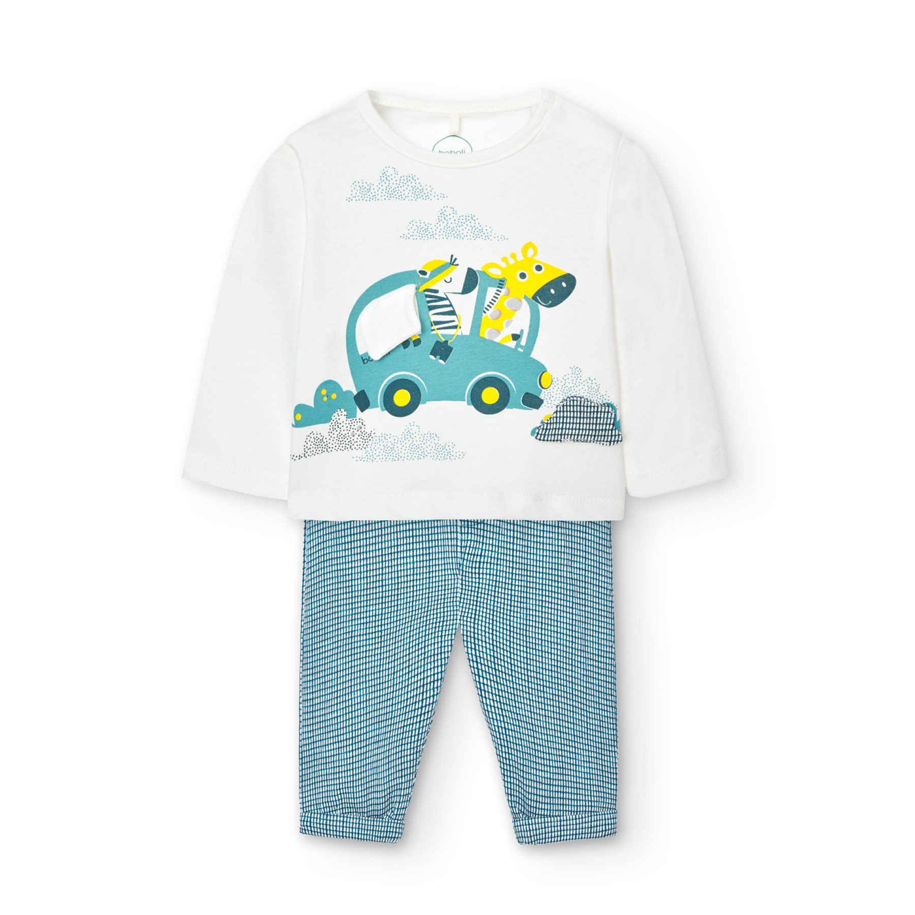 Conjunto Boboli Blanco para Bebé Niño