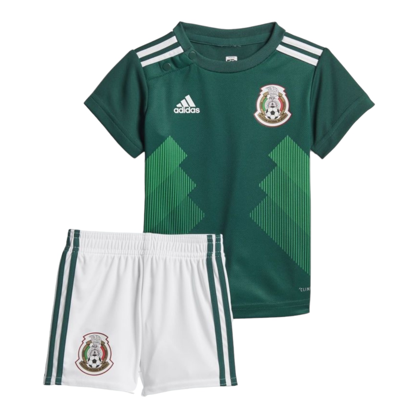 Conjunto Adidas Modelo Fmf H Verde para Niños