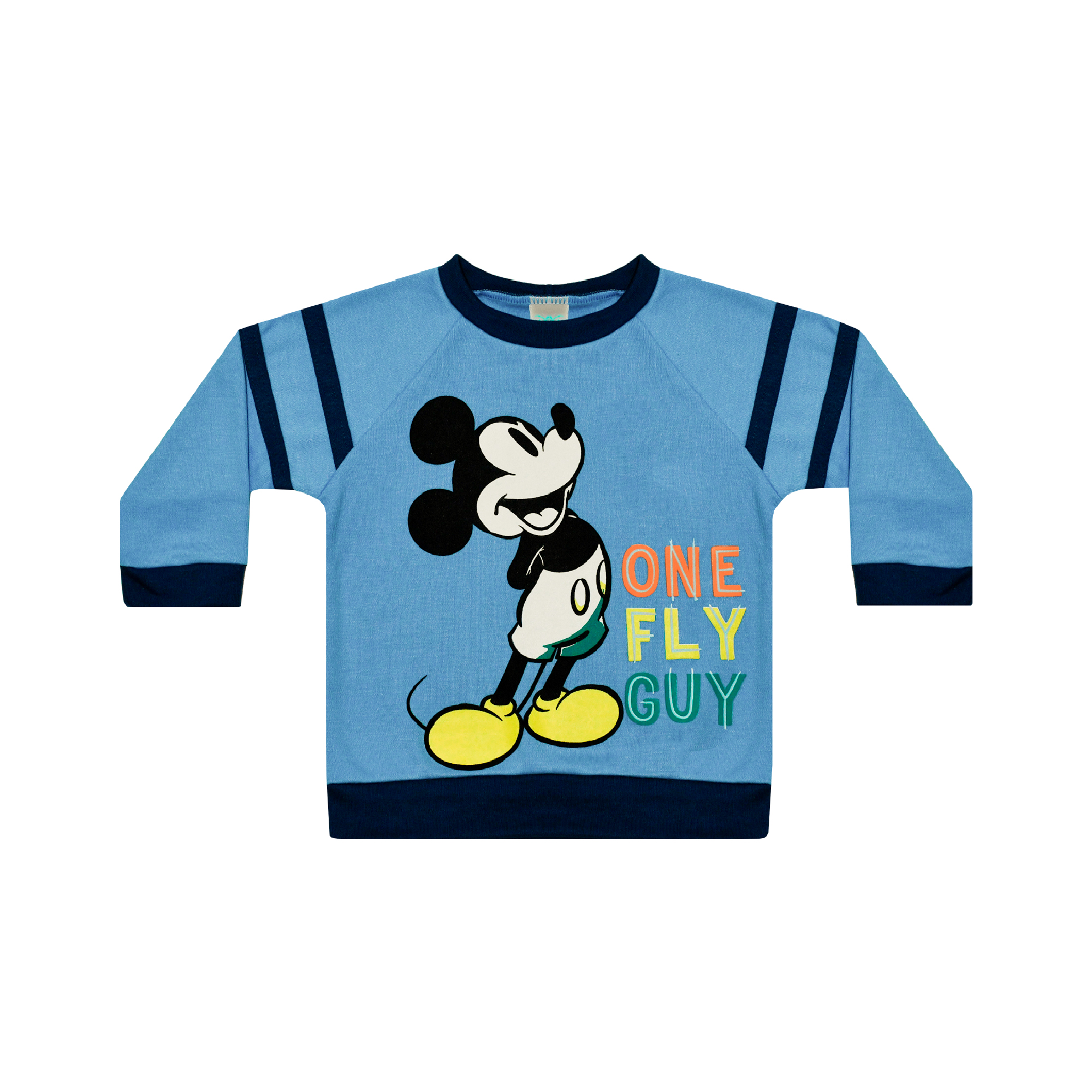 Foto 3 pulgar | Conjunto Bebe Niño Azul Mickey Mouse Disney Only Fly Guy