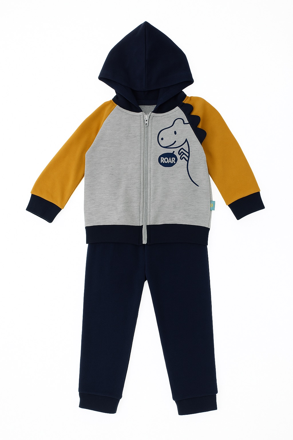 Foto 2 pulgar | Conjunto Para Niño Chicos Olé 3632 Gris Cómodo 2 Piezas