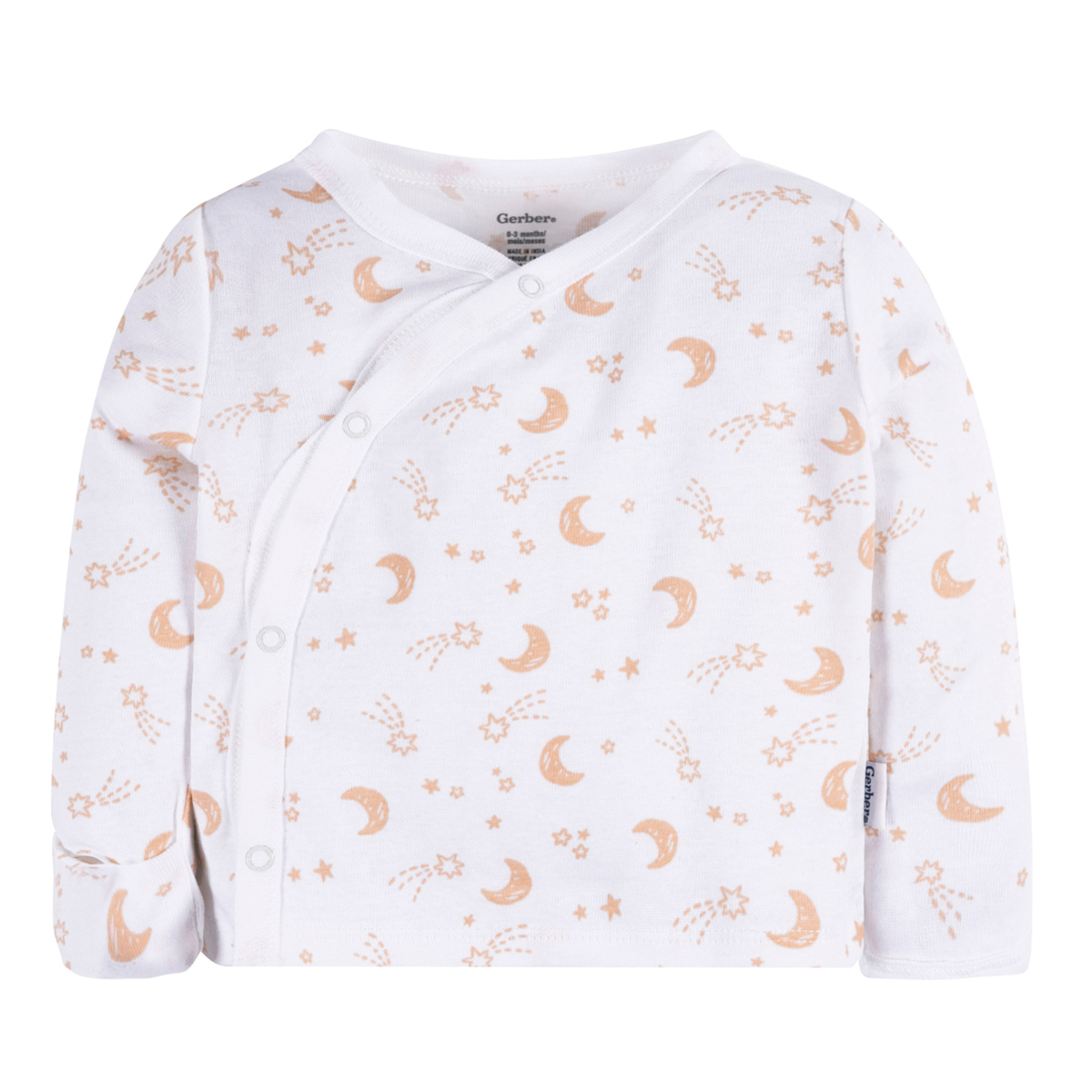 Conjunto Gerber Essentials 3 Piezas Bebé Blanco Algodón